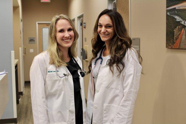 Dr. Nicole Lee and Dr. Natalie Zelta