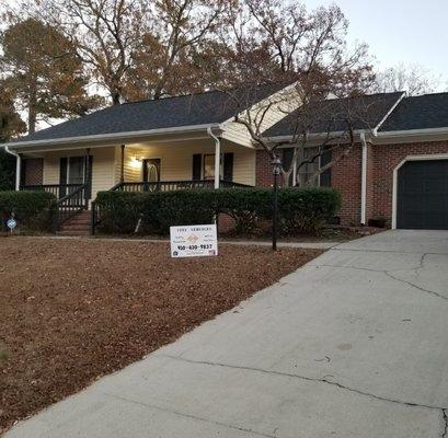 Porch and Door install and paint along with garage doors and shutters.