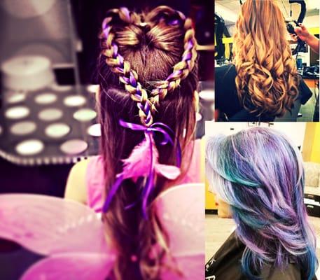 Fun Braids, Funky Colors, Pretty Curls.