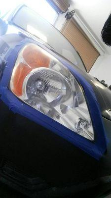 Headlight Restoration After