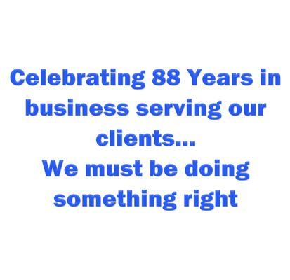 88 years in business