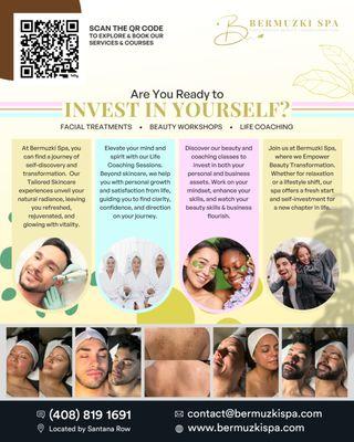 welcome to Bermuzki Spa, your sanctuary for skincare, beauty workshops and life coaching. grow with us. invest in yourself.