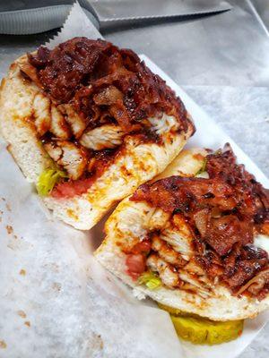 BBQ Chicken cheesesteak with Bacon