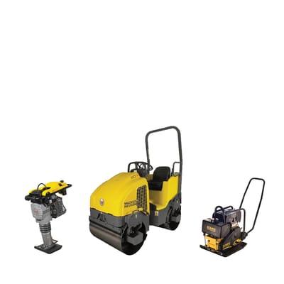 Compaction Equipment including: Rammers, Plate Compactors, Double Drum Rollers, Trench Rollers