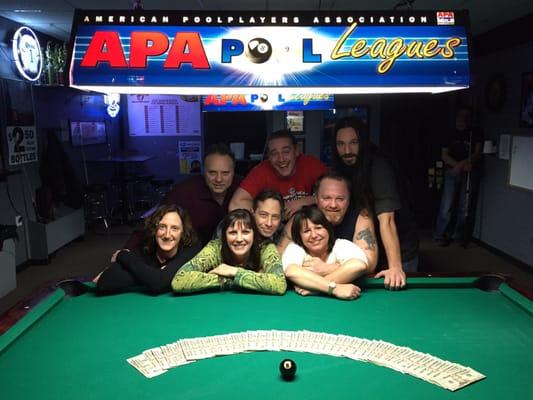 APA Pool Team Winner.