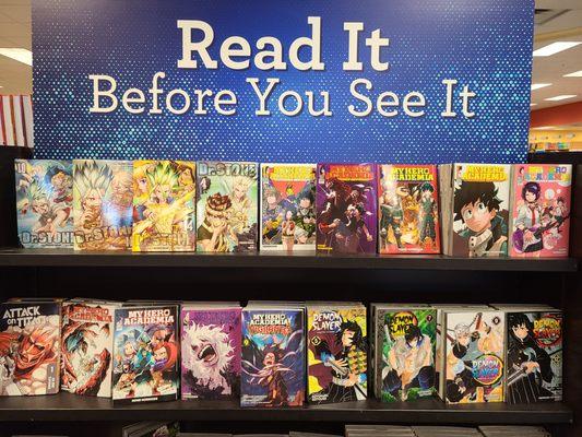 Hottest new titles in Manga now available