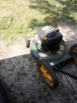 Lawnmower repair