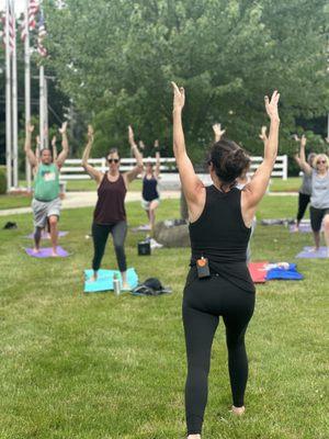 Beer and yoga!