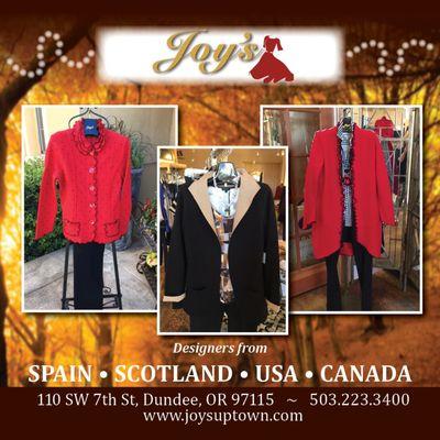 NEW Fall Fashions at Joy's Uptown Style!