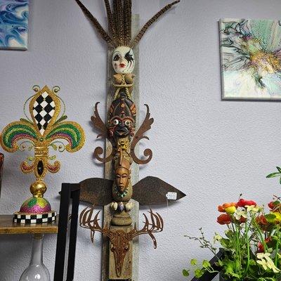 Unique and very different totem.