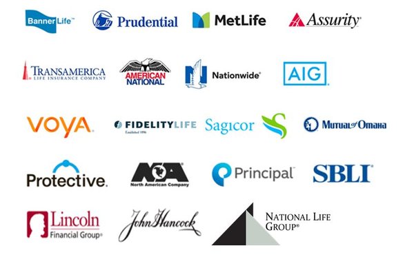 We deal with all the major insurers, these are a select few of the insurers we do business with.