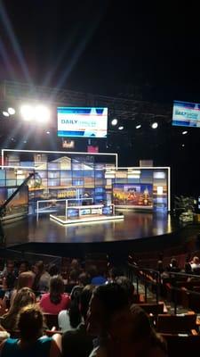 Daily Show set at the Annenberg during the DNC