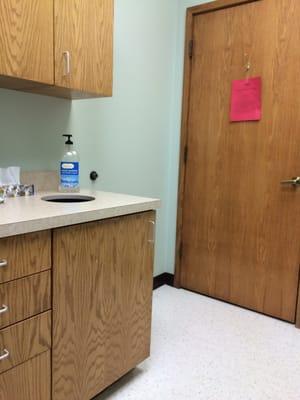 The exam room