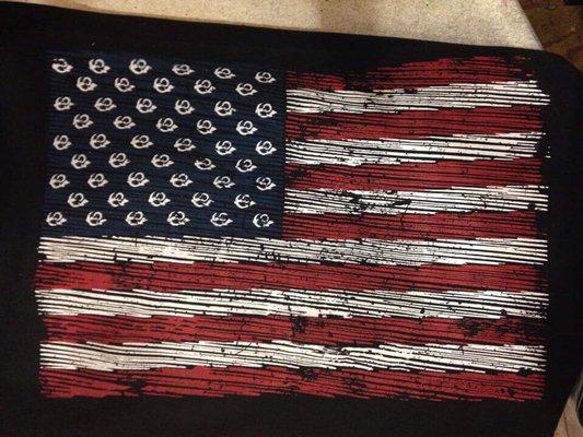 Serius Life Ent American flag.