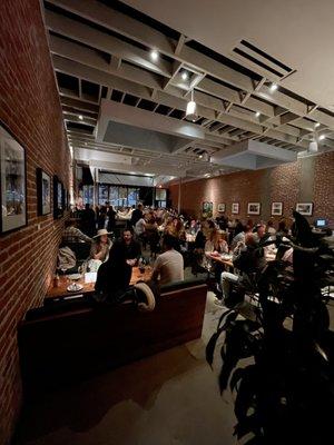 Early dinnertime dining room