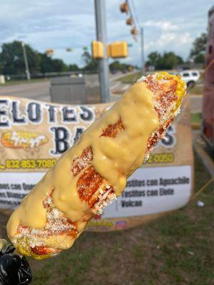 Elote bañado