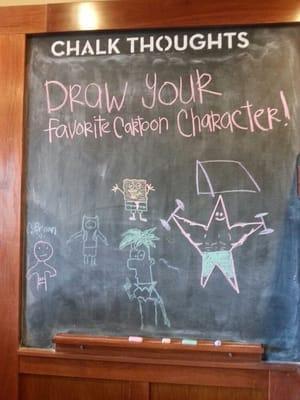 Chalkboard fun! :)