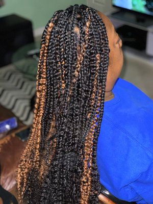 Goddess box braid