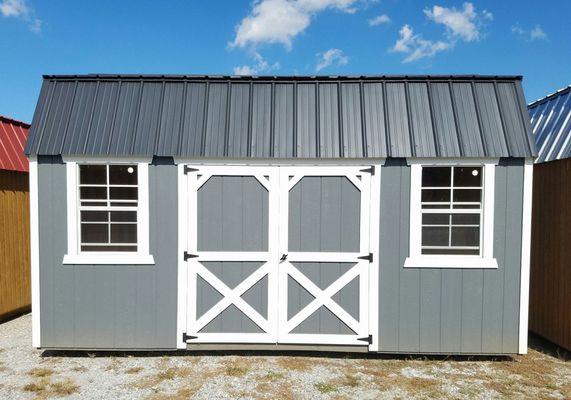 a beautiful 10x16 lofted shed