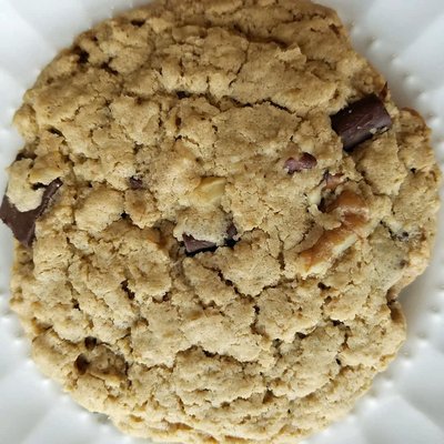 Gluten free, vegan big cookie