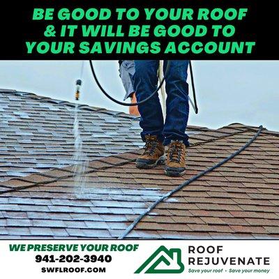 Extend the life of your roof by 5-15 years.