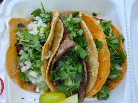 Al Pastor, Asada and Birria Tacos