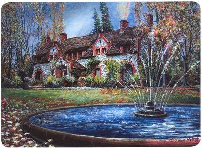 "Daybreak at Bourne Cottage" - Located at Empire Mine, Grass Valley, CA