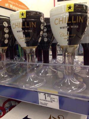 Wine in a glass only $1.99