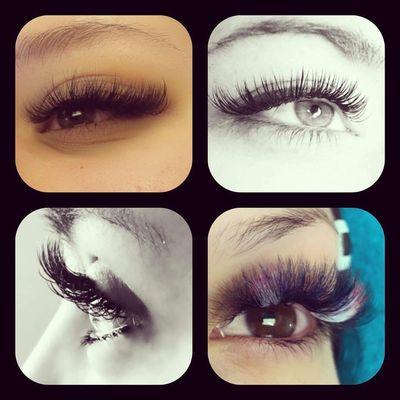 Hybrid, classic and mega lashes - by Tawnee, Sophie and Allyson