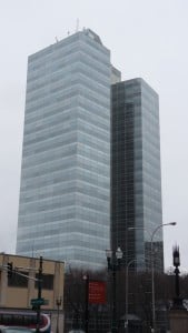 Our Worcester office location, across the street from Worcester's city hall.