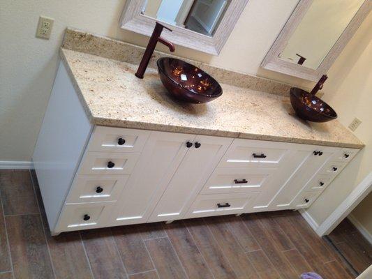 Painted Maple vanity