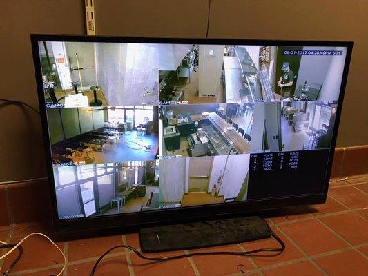 Live Stream From Security Cameras Installed