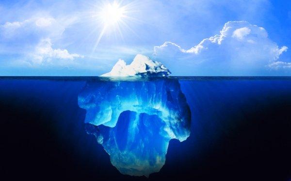 People are icebergs. So much of us is underneath.
 Neil Gaiman