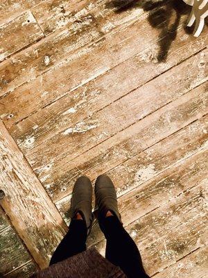 Old Wooden Historical Floors!