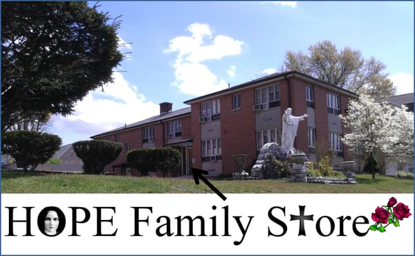 The Hope Family Store at Saint Cecilia's parish house in Kearny, NJ