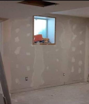 Drywall ,tape and mud done by ODs Home improvements