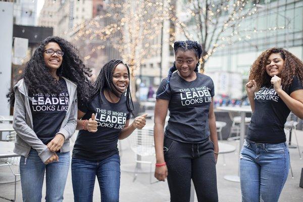 Our Nashers rocking their, "This is What a Leader Looks Like" T-shirts!