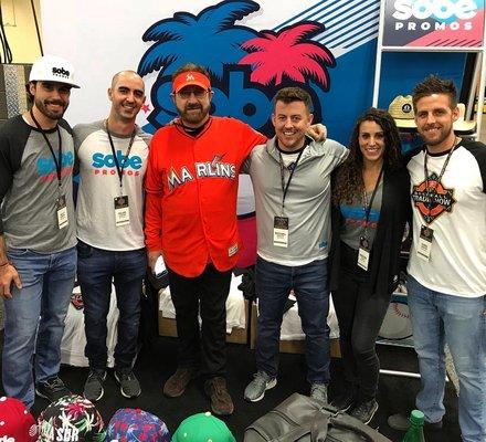 The Sobe team had a great time spending the day with Marlins Man for the MLB Winter Meetings!