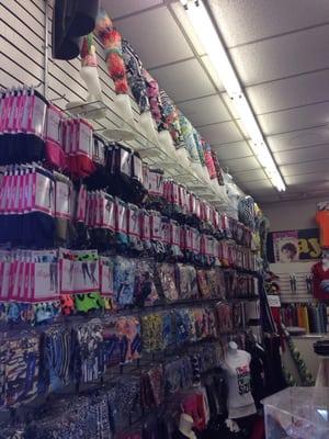 We have a huge selection of leggings and clothing.