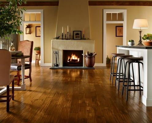 Gorgeous Distressed Hardwood Flooring