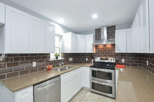 Kitchen after complete renovation