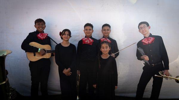 Some of students at their performance