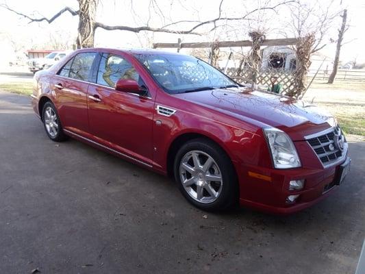 Cadillac STS we sold for one of our clients from Irving, TX in Estate Sale February 2016