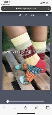 Worlds softest socks!