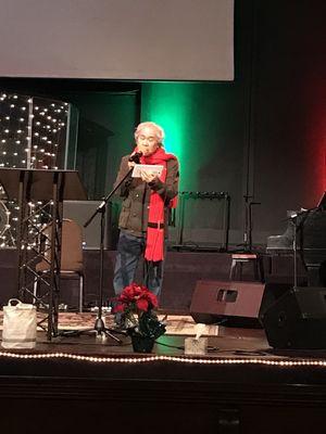 Singing about Jesus for Christmas