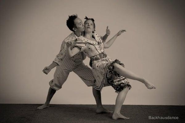 Dancers William and Jenn in "The Woeful Maladies of Ennui Manor"