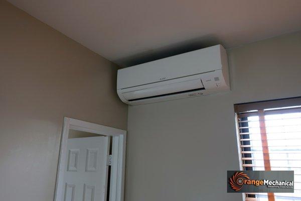 Mitsubishi 18,000 BTU Wall Mounted Unit.