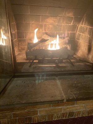 The Fireplace is my favorite part about this restaurant and the food is delicious!!