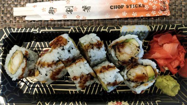 Tempura sushi roll