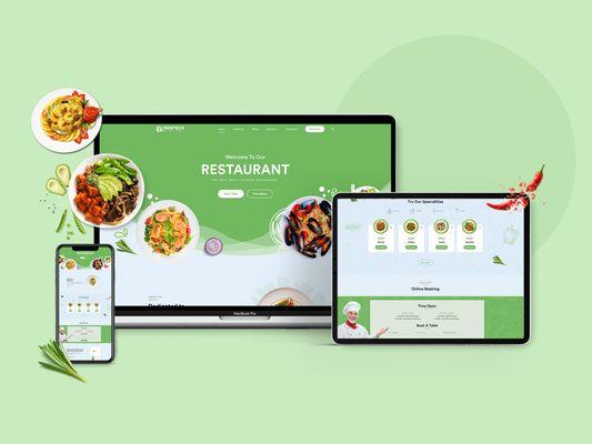 responsive website design for restaurants